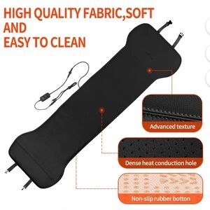 KINGLETING Cars Heated Seat Cushion for Winter, with Intelligent Controller
